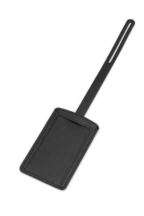TRAVEL ESSENTIALS LUGGAGE TAG LEATHER