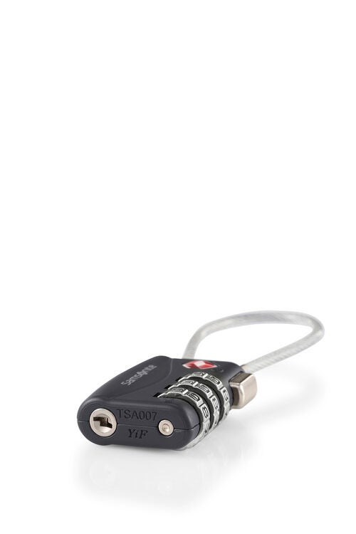 TRAVEL ESSENTIALS 3.DIAL CABLE LOCK TSA