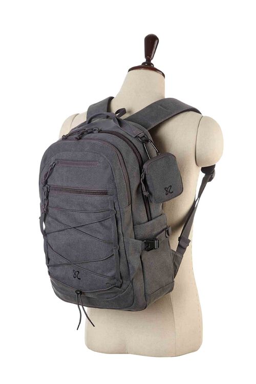 ZIION BUNGEE COTTON BACKPACK