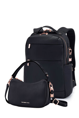 14" LAPTOP BACKPACK + 2WAY+CROSSBODY BAG (BLACK)  hi-res | Samsonite Malaysia